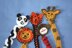 Zoo Animals Soother Pacifier Clip Patterns