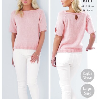 Sweaters in King Cole Cotton Top DK - 5374pdf - Downloadable PDF