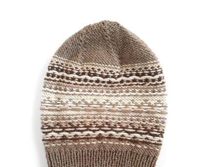 ZUCKER-ZIMT Fair Isle Hat