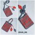 Four Leaf Clover Mosaic Pouch