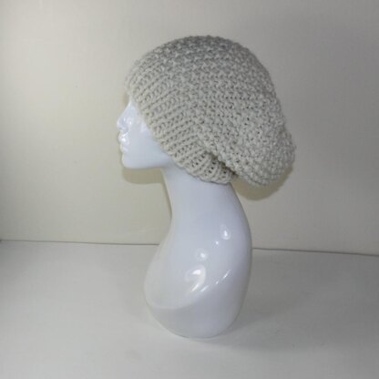 Super Chunky Moss Stitch Slouch Hat
