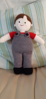 Knitted doll