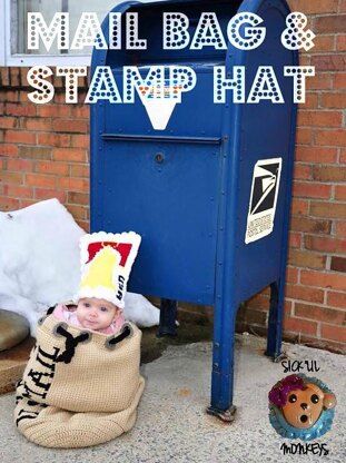 Mail Bag and Stamp Hat