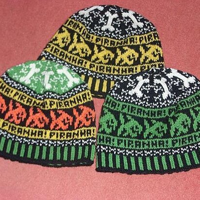 Piranha beanie - knitting pattern