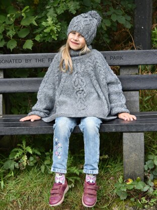 Temptation Poncho and Hat Set Knitting pattern by ViTalina Craft ...