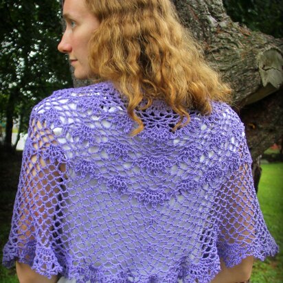 Violet's Garden Shawl