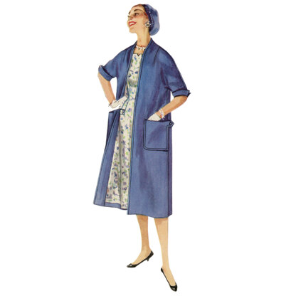 Simplicity S8980 Misses Vintage Dresses and Lined Coats - Paper Pattern, Size 14-16-18-20-22