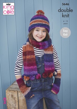 Accessories in King Cole Bramble DK - 5646 - Downloadable PDF