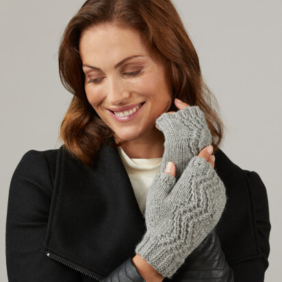 1370 Opal - Gloves Knitting Pattern for Men and Women in Valley Yarns Amherst