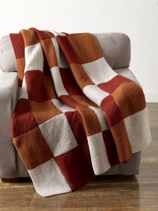 Warm Up America Blanket in Lion Brand Vanna's Choice - 90061AD