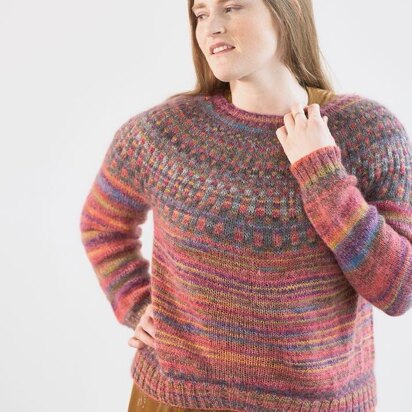 Canton Sweater in Berroco Tiramisu - Downloadable PDF