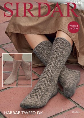 Socks in Sirdar Harrap Tweed DK - 8010 - Downloadable PDF