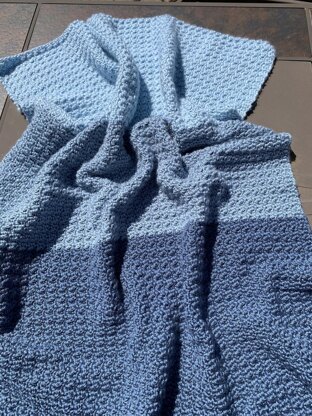 Blue Skies Baby Blanket