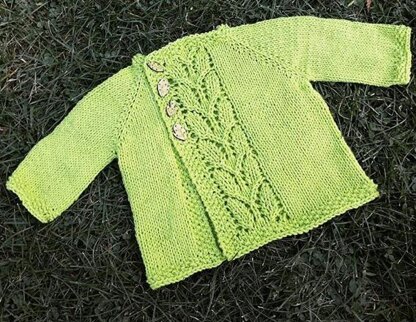 Leaf Love Baby Sweater