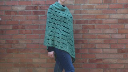 Darla Asymmetrical Poncho