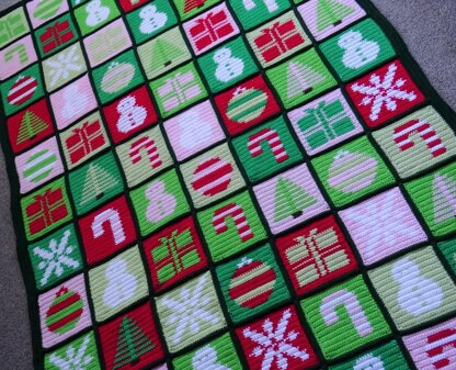 Christmas Patchwork Blanket