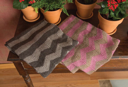 Dancette Scarf in Classic Elite Yarns MountainTop Vail and Villa - Downloadable PDF