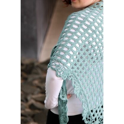 40th Anniversary 06 Sermilik Shawl - Crochet Pattern for Women in Valley Yarns Huntington