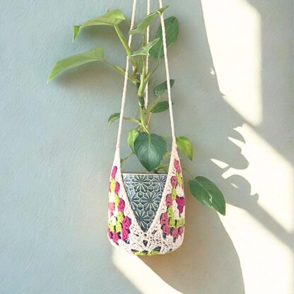 Granny Square Plant Hanger