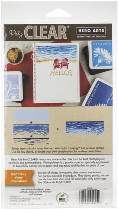 Hero Arts Color Layering Clear Stamps 4"X6" - Waves