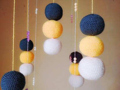 Crochet Nursery Mobile Decor