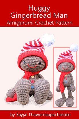 Huggy Gingerbread Man Christmas Crochet Pattern