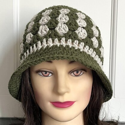 Granny Stripe Bucket Hat