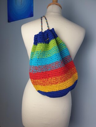 Crochet backpack