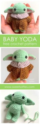 Baby Yoda Inspired Amigurumi Doll