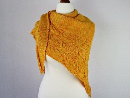 The Sunflowers shawl