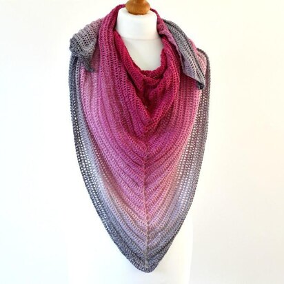 Gradient Triangle Shawl