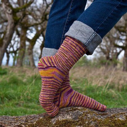 Plain-ish Jane-ish Socks - knitting pattern