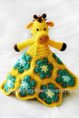 African Giraffe Blanket Buddy