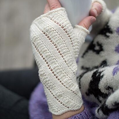 Virvelvind fingerless mitts