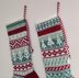 Personalised Nordic Fairisle Christmas Stockings