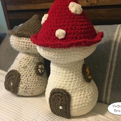 Mushroom Fairy House Plush