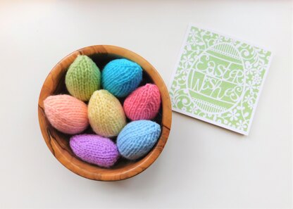 Cute Little Knitted Easter Eggs