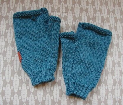 Fox fingerless gloves