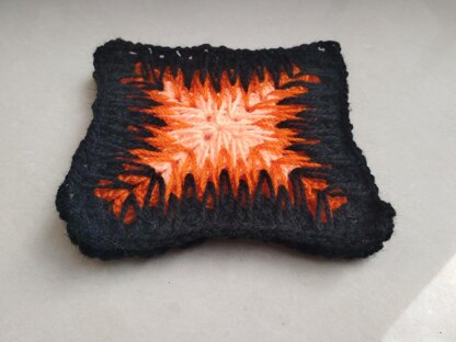 The Lava Mosaic Square - Crochet