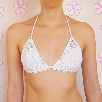 Crochet Bikini Pattern Brazilian Cut, Boho Crochet Bikini Easy