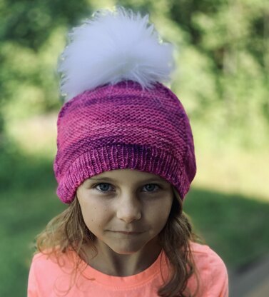 Natalie’s Pom Pom Hat