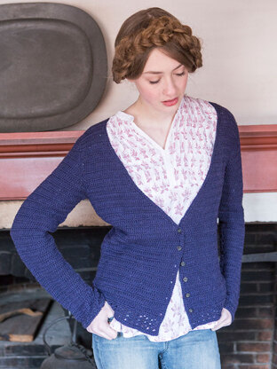 Mayflower Cardigan in Berroco Cosma