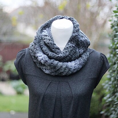 Grey Marl infinity scarf