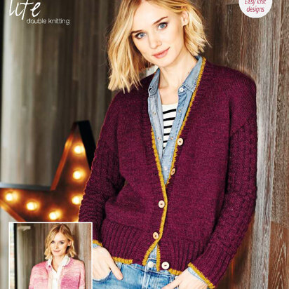 Cardigans in Stylecraft Life DK & Life Changes - 9551 - Downloadable PDF
