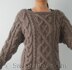 #165 Ultimate Chunky Cabled Sweater