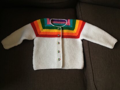 Rainbow cardigan