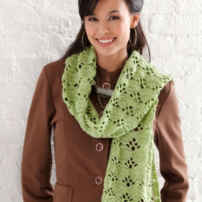 Wrap It Up Scarf in Caron Simply Soft Light - Downloadable PDF