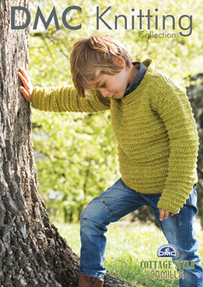 Boy's Crew Neck Jumper in DMC Cottage Style Camilla - 15168L/2