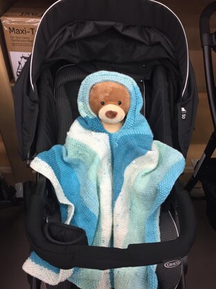 Snuggler Hooded Car Seat Blanket