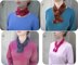 Eight 1 Skein Touch Me Scarves